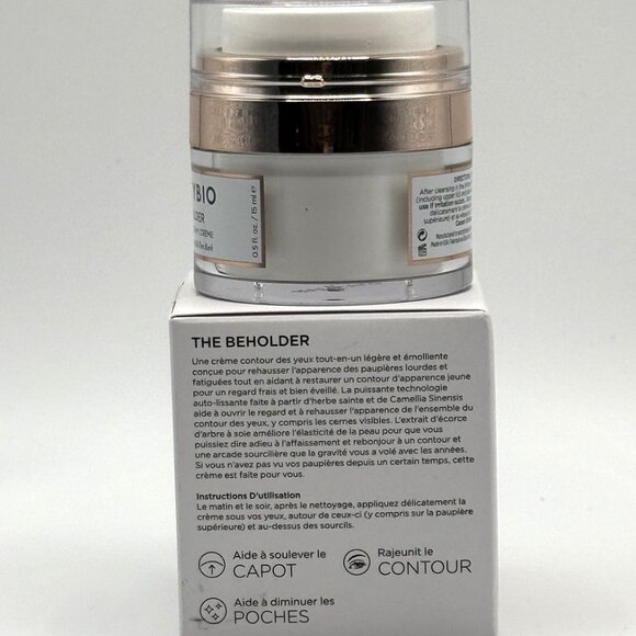 BeautyBio The Beholder Lid-Lifting Eye Cream 0.5 fl. oz. / 15 mL plus Spatula - Picture 9 of 11